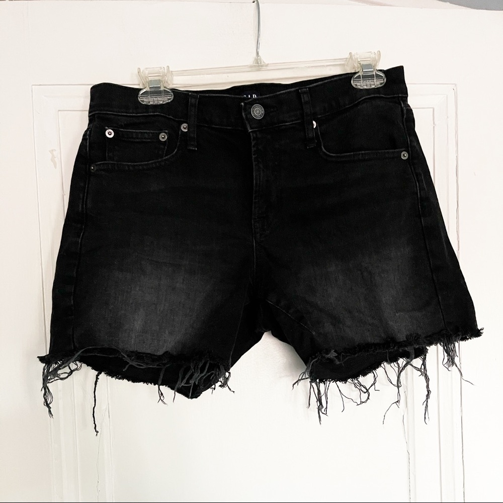 Gap Black Cut Off Shorts